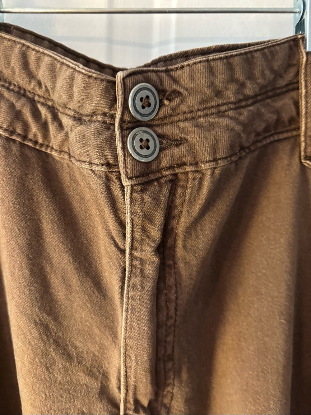 Time and Tru Brown Casual High-Waist Pants